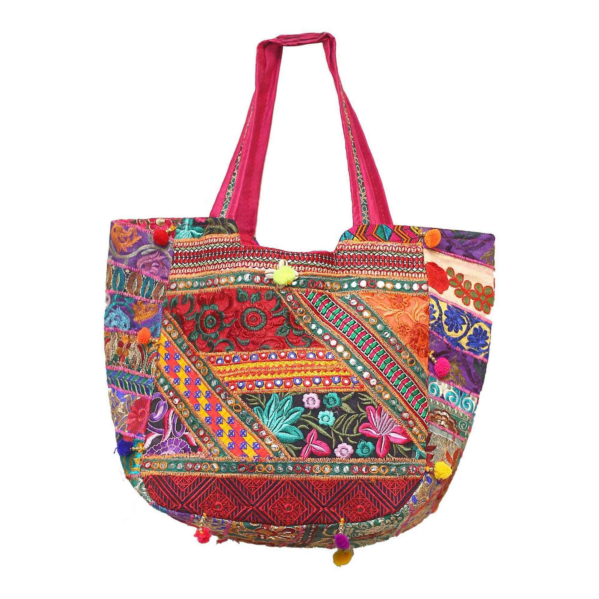 Indian hand crafted women's handbag. A handmade Banjara shoulder bag ...